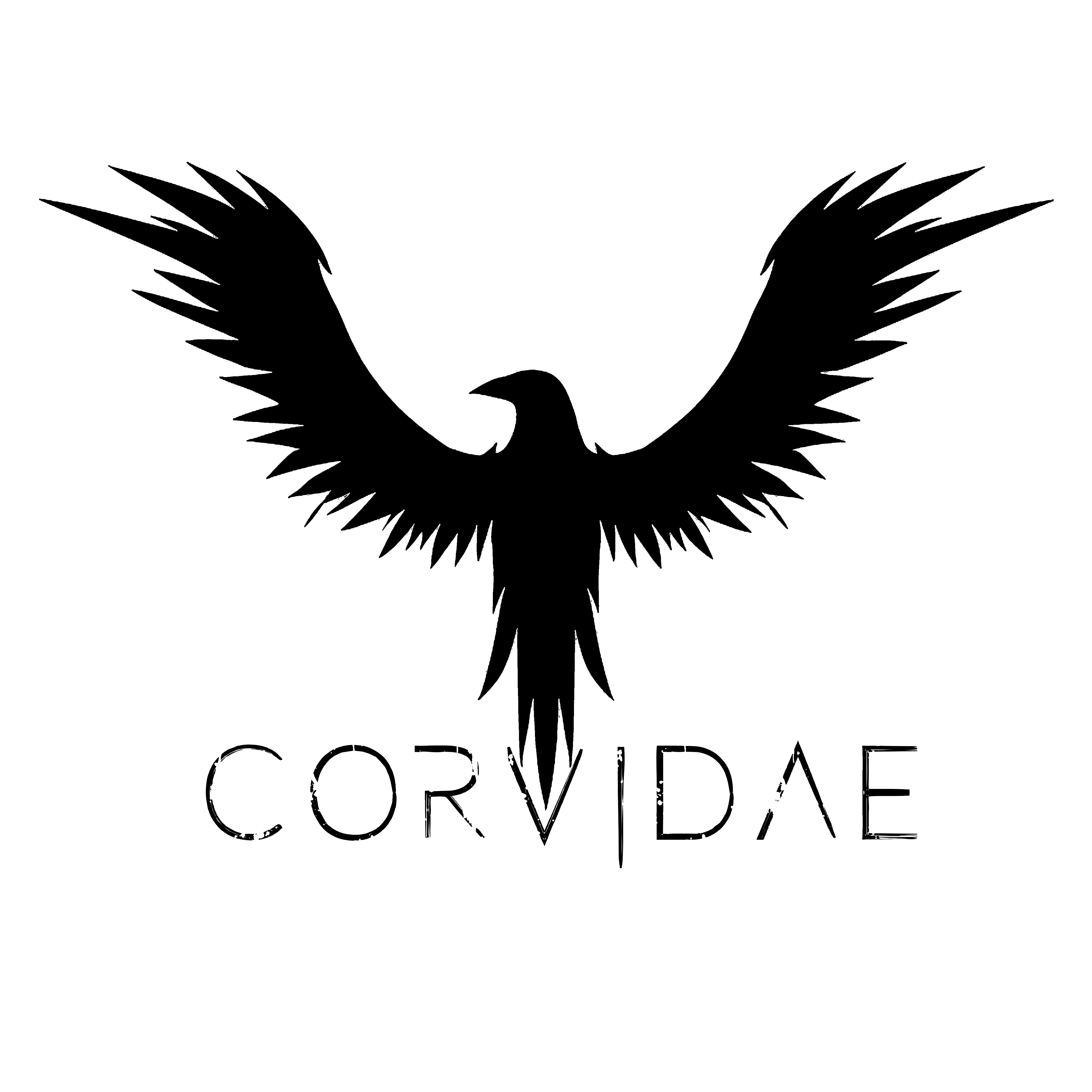 Dunkles CORVIDAE-Logo